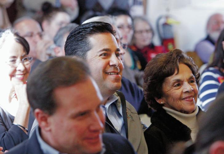 Democratic rivals blast governor’s performance at pre-primary convention